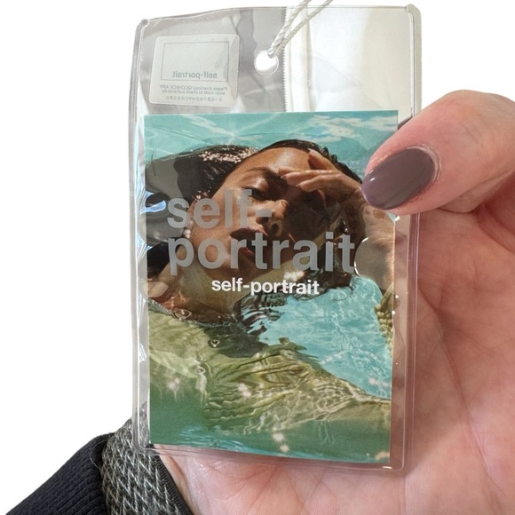 SELF-PORTRAIT - NWT Lace Trimmed Cut-Out Cotton Wedding MIDI Dress Sz 8 - Picture 12 of 14